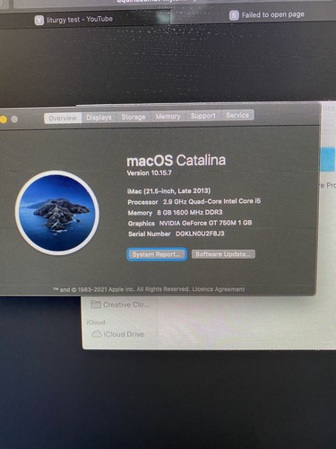 Apple iMac 21.5 "inch" Desktop (August, 2013) - New SSD disk And Recent Service - Afbeelding 2 van 2
