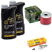 ÖL Inspektion FüR Suzuki AN 400 Burgman AN400 2007-17 Set 2L ÖLfilter ZüNdkerze