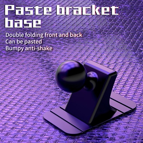 17mm Ball Head Phone Holder Base Car Dashboard Mount Anti-skid Fixed Bracket - 第 3/7 張圖片