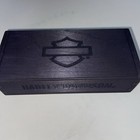 CASE XX # 52245 HARLEY DAVIDSON RUSSLOCK GIFT SET ORANGE AND BLACK IN WOOD BOX S — photo 6