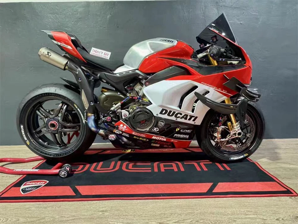 Alfombra de piso de garaje para taller de motocicletas para Ducati 220*80CM Foto 2 de 4