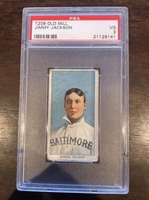 1909-11 T206 Old Mill Jimmy Jackson PSA 3 VG Looks Much Better!