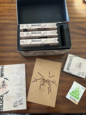 METALLICA Live Shit Binge & Purge Box Set VHS CD Rock Metal