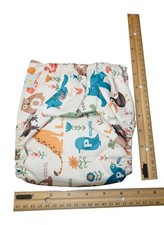 Alphabet Animals - LBB Pocket Cloth Diapers - Reusable Washable Adjustable Snap