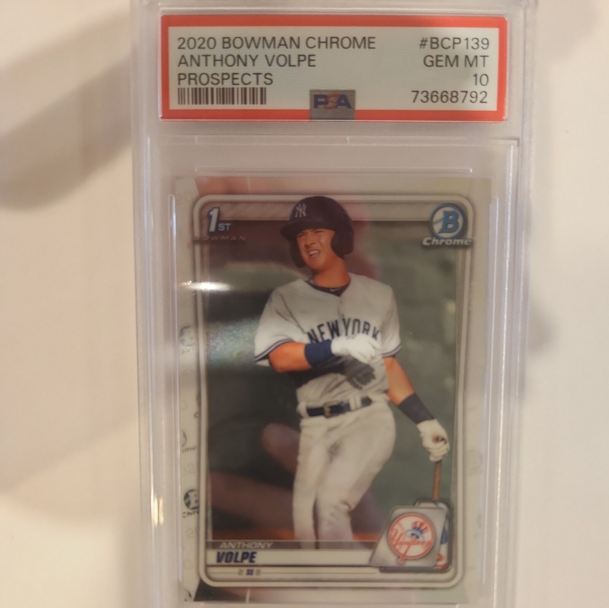 Anthony Volpe rookie 2020 Bowman Chrome Prospects Psa 10 | eBay