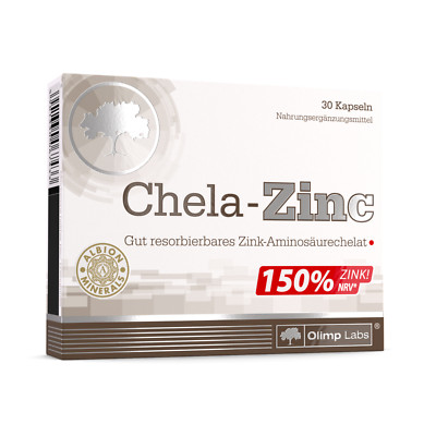 Chela-Zinc Olimp Tabletten Zink Haarwachstums Starke Immunität 30stc Hautpflege