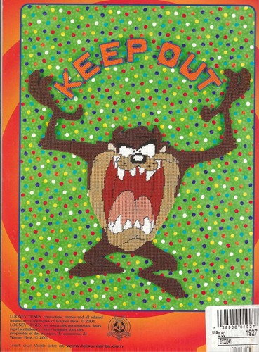 Lot of 3 Leisure Arts Leaflets Looney Tunes Characters Waste Canvas Plastic - Picture 10 of 19