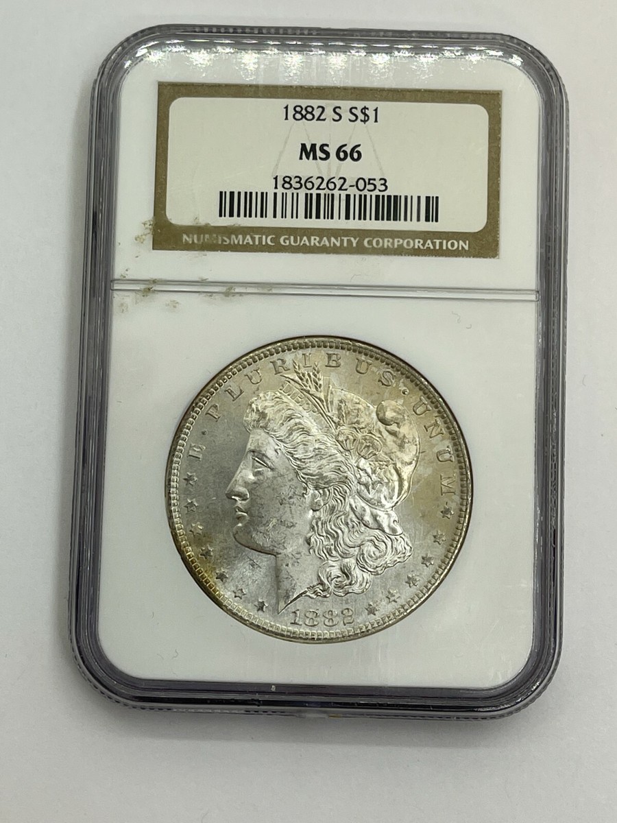 1882-S Morgan Silver Dollar $1 Coin NGC MS 66 | eBay