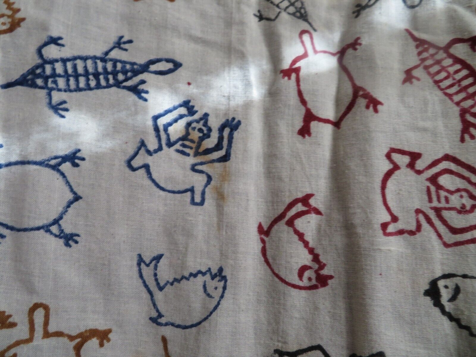 Vintage Unique Reversable Patchwork Poncho Shawl … - image 19