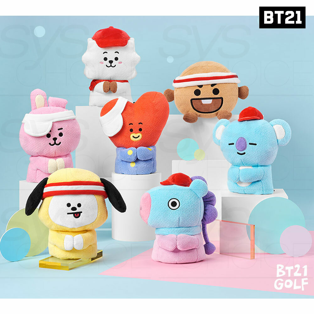 BTS BT21 Official Goods Hole in One Driver Cover + Tracking Number