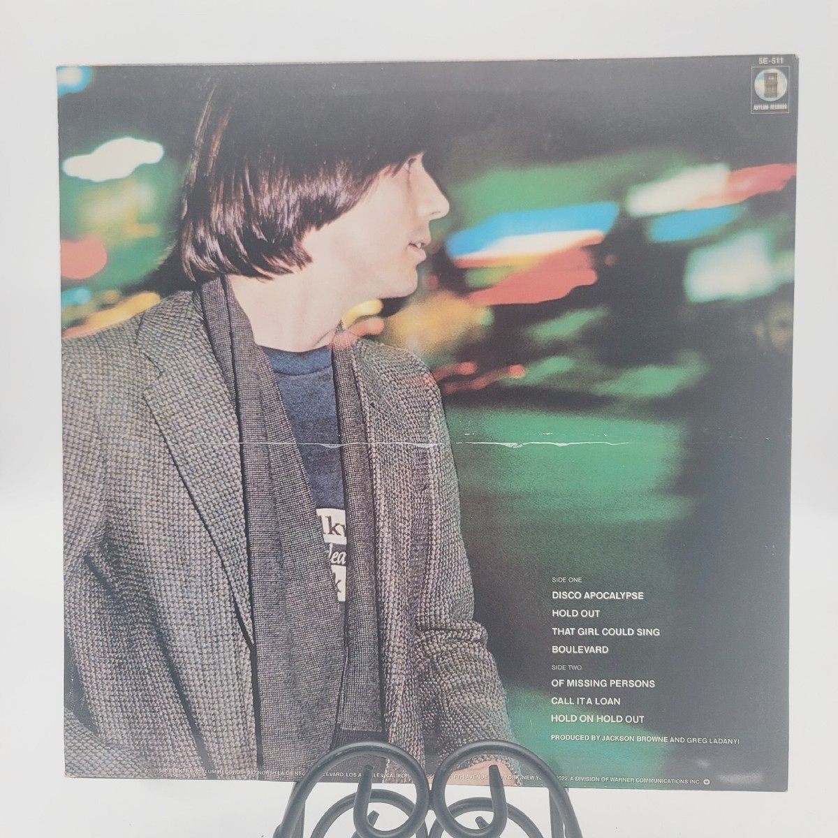 Vintage Jackson Browne Hold Out LP 1980 Asylum Records 5E-511 Free