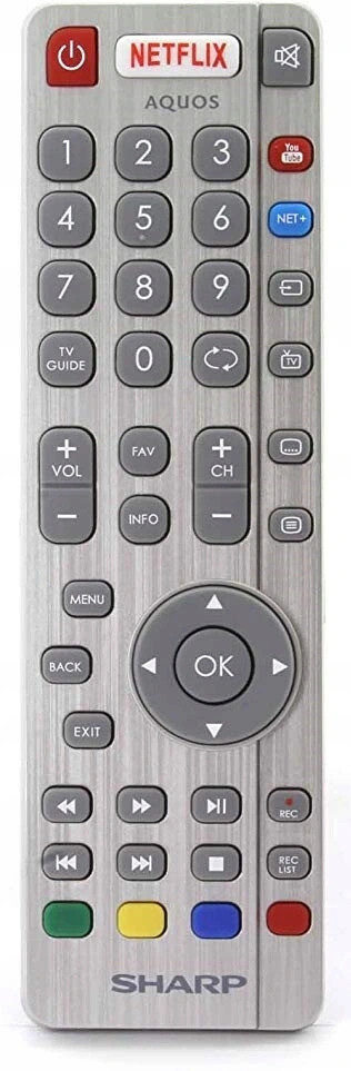 Télécommande D'Origine Sharp - Pour TV LC-49CUG8462ES/LC49CUG8462K - Neuf