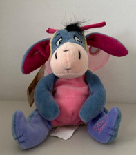 Disney Store Butterfly Eeyore Mini Plush Bean Bag Stuffed Toy Easter Spring Pooh