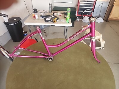 1970 SCHWINN STINGRAY STARDUST VIOLET SPEED FRAME AND FRONT FORK CHEAP  L$$K