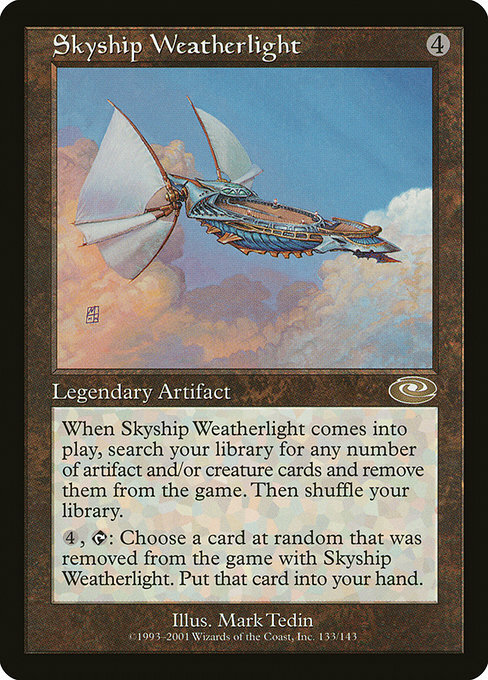 Skyship Weatherlight (#133) - Foil Planeshift LP MTG