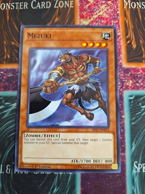 mezuki yugioh card Yu-Gi-Oh! - Premium Pack 2 (TCG) Type monster in your Graveyard Mezuki - Battle Pack 3: