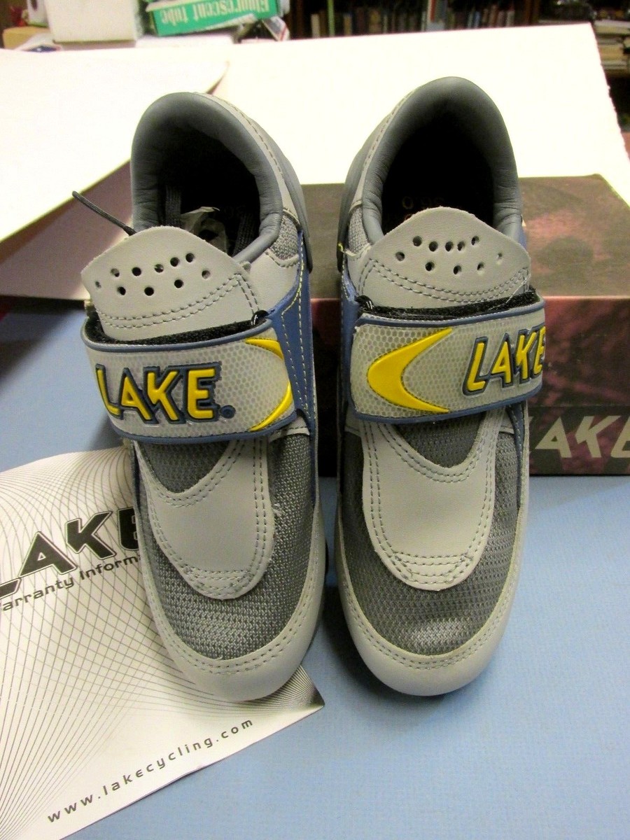 NIB Lake CX115 Trainers Shoes with VP cleats components black gray men\'s 12.5 LAKE | Shoes | Mens Lake Mx6 Mountain Biking Shoe In Black  main image 3