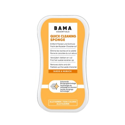 Bama Qick Cleaning Sponge für Rauleder entfernt Flecken und Schmutz - 44H43