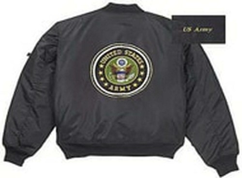 SALE!! ROTHCO US ARMY Military LOGO MA-1 Bomber Jacket Flight Coat. - 第 1/4 張圖片
