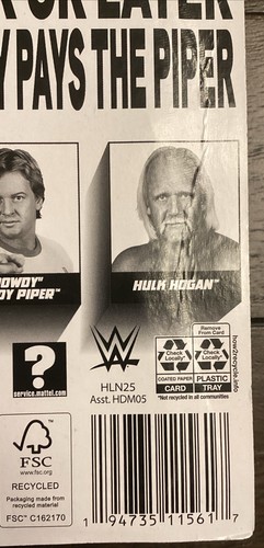 WWE SUPERSTARS ROWDY RODDY PIPER WRESTLING FIGURE WALMART EXCLUSIVE UNPUNCHED - 第 7/9 張圖片