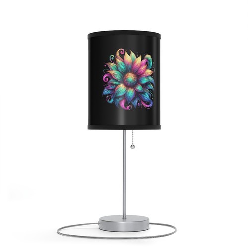 Colorful Floral Table Lamp, Home Decor, Unique Gift, Modern Lighting, Decorative - Picture 32 of 81