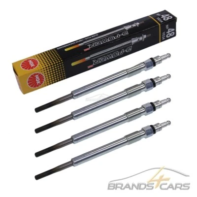 4x NGK GLÜHKERZE FÜR AUDI A3 A4 SEAT SKODA VW GOLF PASSAT TOURAN 2.0 TDI BKD AZV