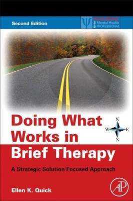 Doing What Works in Brief Therapy: A Strategic Solution - Paperback NEW Quick, E