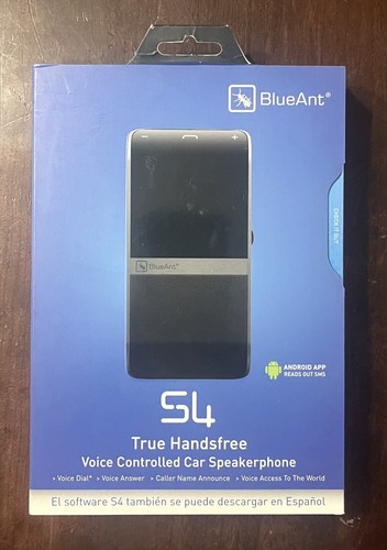 BlueAnt S4 Bluetooth Stereo Speaker Hands Free Calling, A2DP & Text-to-Speech - 第 1/12 張圖片