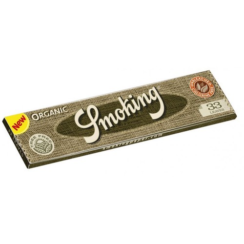 Cartine Smoking Organic King Size Slim Bio Lunghe Box Da 25 Libretti - Zdjęcie 2 z 2