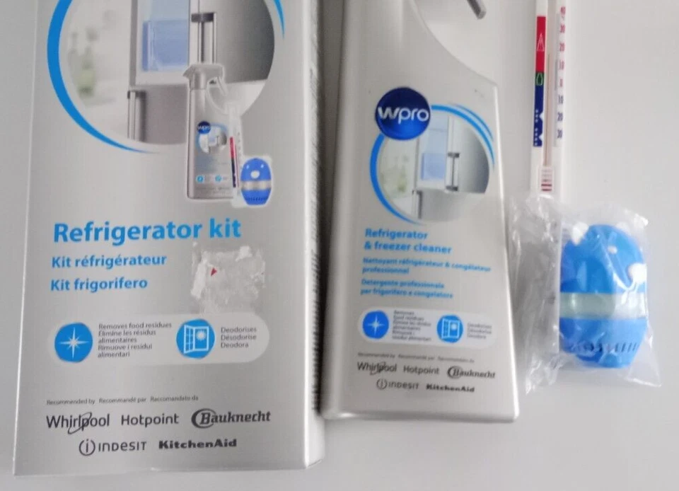 Kit nettoyant pour Frigo/congélateur + thermomètre WPRO COL015 - Photo 2/4