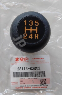 Suzuki Samurai Jimny 1986-1988 OEM 5-Speed Black Shift Knob 12mm