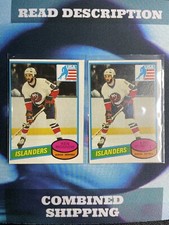 (2) 1980-81 O-Pee-Chee Ken Morrow RC #9  New York Islanders⭐️2 CARDS