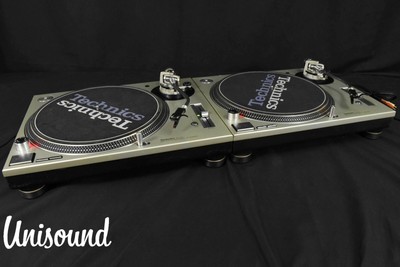 Technics SL-1200 MK3D Silver pair Direct Drive DJ Turntable【Very 