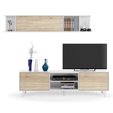 Parete attrezzata mobile TV sala da pranzo salotto soggiorno 180X41X51 0F6634BO