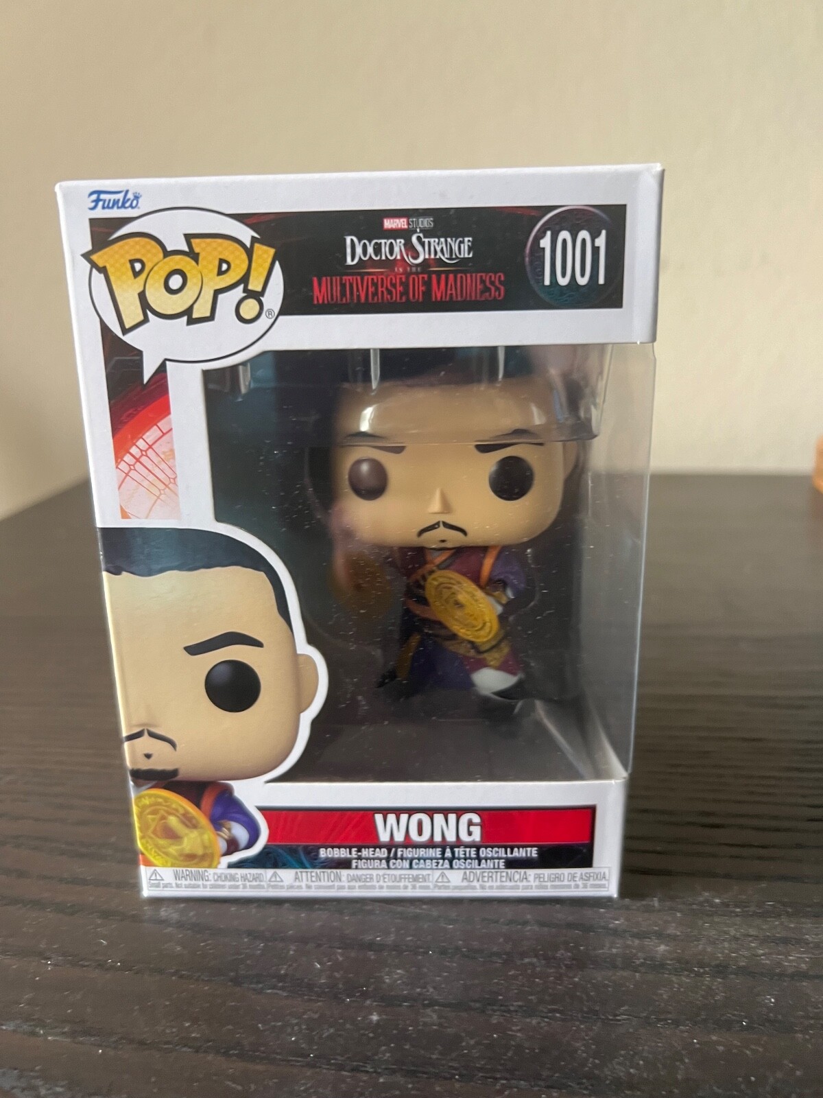 Wong Marvel Funko Pop #1001 Multiverse Disney Movies Dr. Strange Mcu Madness