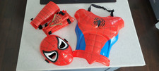 VTG Toybiz Marvel Spiderman Dress up web dart launcher costume cosplay,complete