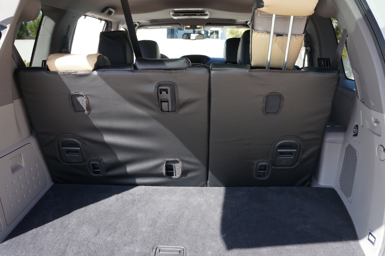 IGGEE S.LEATHER CUSTOM FIT FRONT SEAT COVERS FOR HONDA ELEMENT 2003