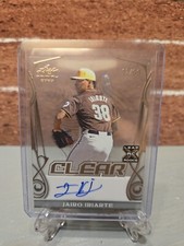 2023 Leaf Trinity Baseball Jairo Iriarte Clear Bronze Auto /99 XRC White Sox