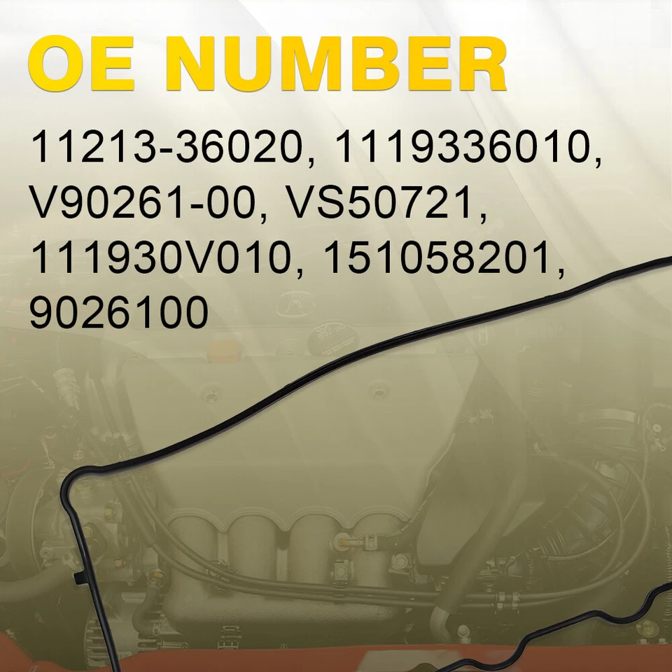 Juego de juntas de cubierta de válvula de motor para Toyota RAV4 2009-2015 2,5 L 11213-36020 P Foto 2 de 4