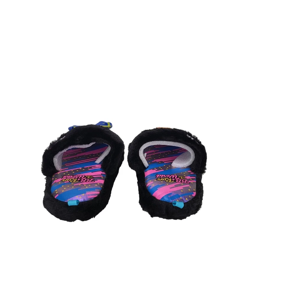 Zapatillas sin cordones negras LOL Sorpresa para niñas diseño de personajes bordados talla 13/1 Foto 4 de 4