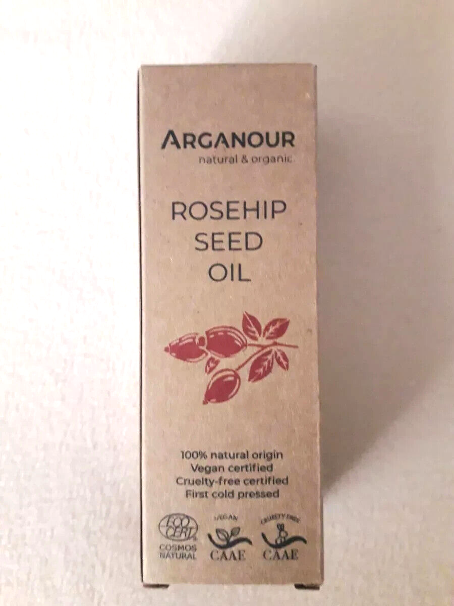 Organic 50ml Rosehip Seed Oil by ARGANOUR - 100% Pure & Natural
