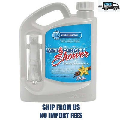 #ad Wet amp; Forget Shower Cleaner Spray Vanilla Scent 64 oz $16.00