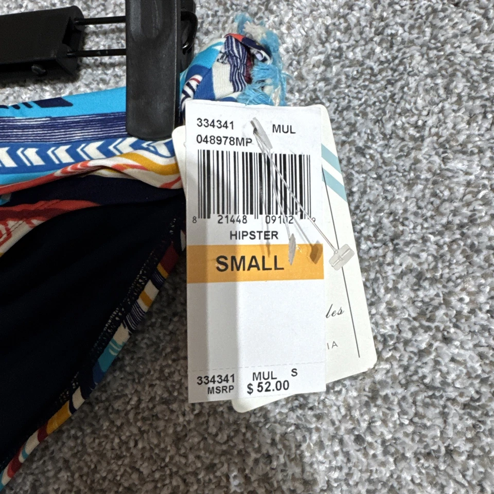 Parte inferior de bikini Lucky Brand para mujer pequeña boho suroeste azteca tribal elegante playa Foto 3 de 4