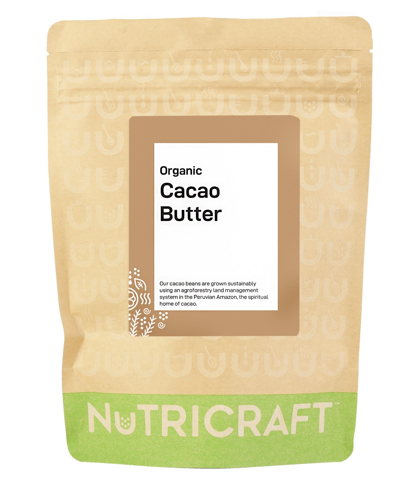 500g organic CACAO / COCOA BUTTER by NUTRICRAFT™ - Peru - chocolate, skin care