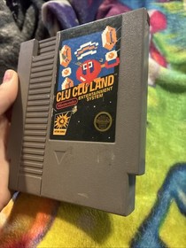 Clu Clu Land NES Nintendo Entertainment System Action Game Tested Authentic