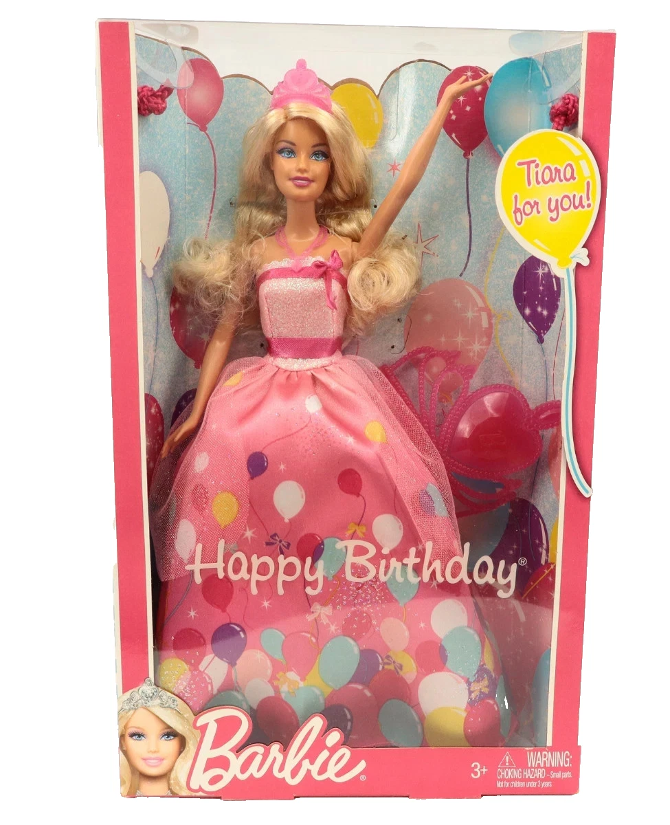 Mattel Barbie 2012 Year Manufactured Happy Birthday Barbie Dolls