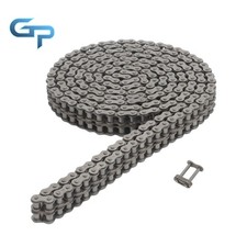 40-2 Double Roller Chain 10 FT for Drive Systems with 2 Master Links