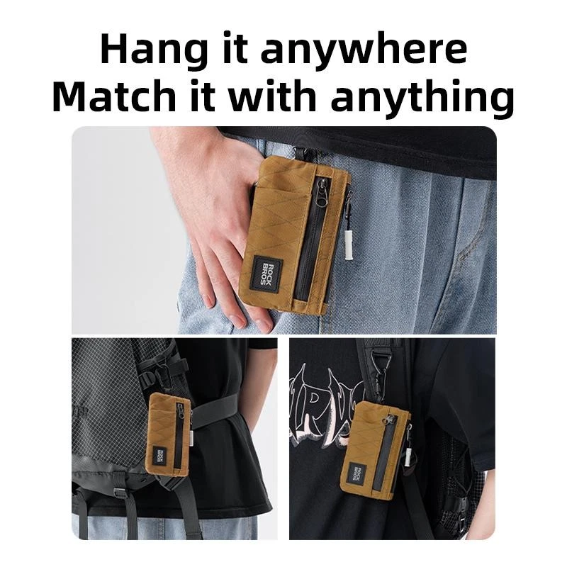 Bolsa de Teléfono de Ciclismo Ligera Portátil con Hebilla Almacenamiento de Tarjeta y Cartera Foto 4 de 4