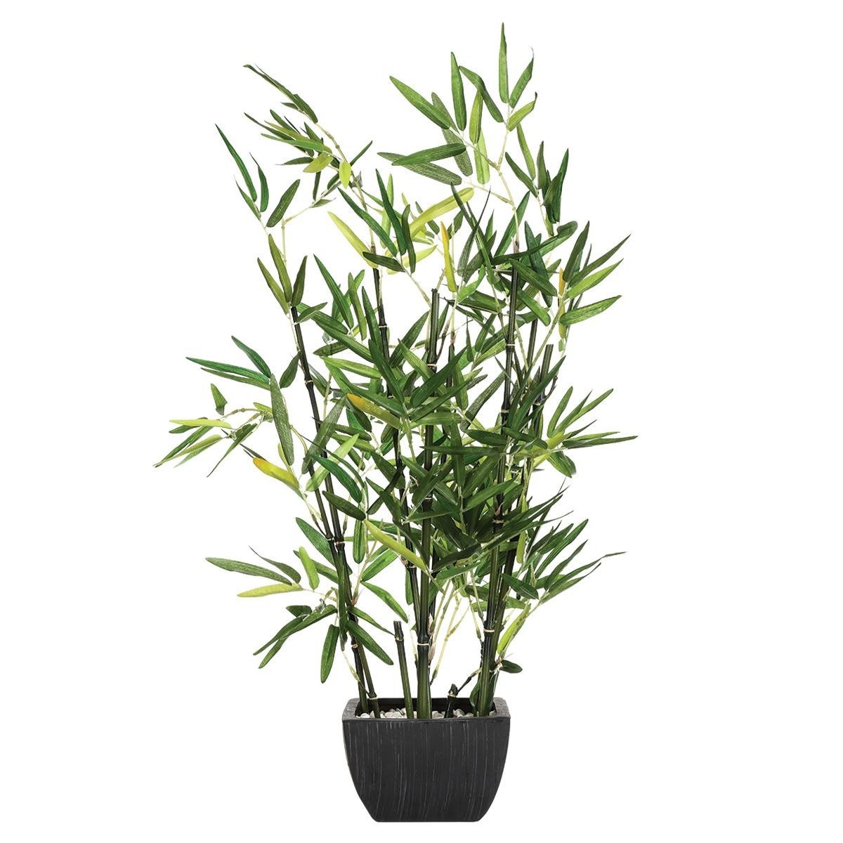 Bambou artificiel vert de 76cm pour decoration interieure
