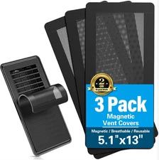 Magnetic Vent Screen Mesh Covers 3 Pack, Floor Vent Covers, Vent Covers for Home
